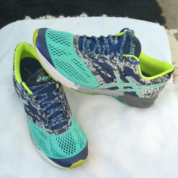 Asics Men's Blue and Green Athletic Shoes Size 11 Asking ONLY $25 Low Low Price - Picture 1 of 6